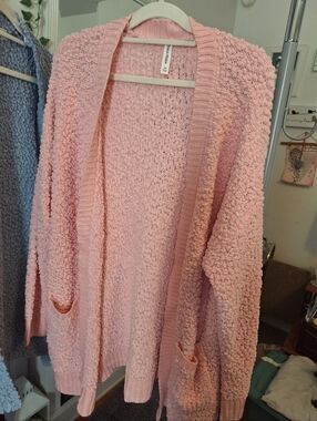 Zenana Brand Popcorn Cardigan Sweater